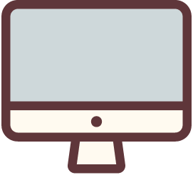 Desktop computer screen